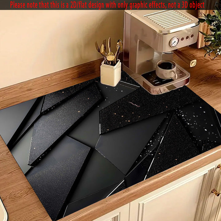 1pc Alfombrilla Protectora de Estufa con Patrón Geométrico Abstracto - 71.88x52.07 cm Antideslizante y Resistente al Calor (Hasta 356°F), Cubierta Multifuncional para Cocinas Eléctricas, Hornos Planos, Lavadoras, Secadoras y Almohadillas - Accesorio Dura