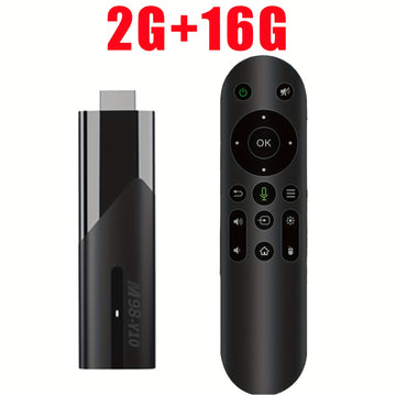 Dispositivo de streaming con control de voz de Google M98-Y10, actualizado a Android 13, mini TV Stick 4K | WiFi 6, 2.4G/5G | 2GB RAM 16GB ROM | Soporte HDR 4K | Reproductor de medios de TV inteligente mini HD, ultra compacto Plug&Play | Cine en casa por