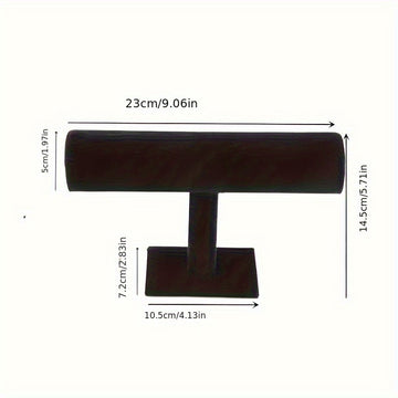Soporte de exhibición de lujo de terciopelo para pulseras y collares, adecuado para mercados nocturnos y puestos, también para mostrar relojes, tobilleras y otros artículos de joyería, torres de joyería