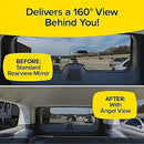 Espejo Retrovisor Panorámico de Ángulo Amplio para Coche 1pz - Antirreflejos, Mejora del Punto Ciego, Material ABS Duradero, Diseño Cóncavo Inspirado en Autos de Carreras, Instalación Delantera, Gran Campo Visual, Accesorio de Seguridad Vehicular | Mejor