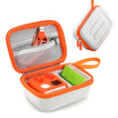 Estuche de protección para altavoces mini compactos - Cápsula dura de EVA, ligera y elegante, impermeable y resistente a los golpes, ideal para altavoces mini Yoto (solo estuche, se ajusta a funda de silicona), bolsa de almacenamiento portátil | Cremalle