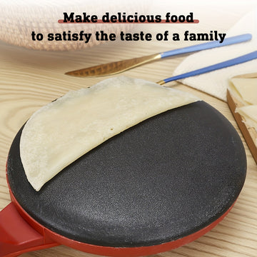Forma de Panqueques Antiadherente de Un Solo Lado con Control Inteligente de Temperatura - Fácil de Limpiar, ¡Perfecto para Principiantes, Ideales para Panqueques, Rollos Primavera y Más! Aparato de Cocina Doméstico | Accesorio Elegante para la Cocina |