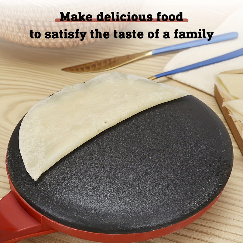 Forma de Panqueques Antiadherente de Un Solo Lado con Control Inteligente de Temperatura - Fácil de Limpiar, ¡Perfecto para Principiantes, Ideales para Panqueques, Rollos Primavera y Más! Aparato de Cocina Doméstico | Accesorio Elegante para la Cocina |