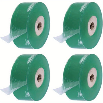 4 piezas de Cinta Autoadhesiva para Injerto de Plantas - Cinta Transparente Estirable de PVC para Vivero y Ramas de Árboles y Plántulas | Duradera, Sin Necesidad de Herramientas, Resistente al Clima