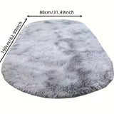 Una Alfombra Ovalada de Lujo Súper Suave - Lavable a Máquina, Antideslizante, Tapete de Peluche, Adecuado para Dormitorio, Sala de Estar y Decoración del Hogar, Ligero y Fácil de Limpiar, Regalo Ideal para Navidad, Halloween, Acción de Gracias