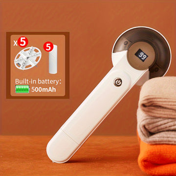 1pc Removedor de Pelusa Eléctrico para Ropa Máquina Removedora de Pelusa Eléctrica Removedor de Pelusa Portátil con Carga Elimina la Pelusa de la Ropa Afeitadora