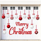 31piezas Decoraciones de Navidad para Puertas de Garaje Magnetas - Bola de Navidad Feliz Fiestas Refrigerador Cocina Decoración - Decoraciones de Navidad - Selección Polichromática