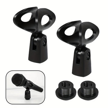 2 soportes de micrófono ajustables para micrófono de escritorio, soporte de micrófono con clip para montaje en el suelo, micrófono Eid Al-Adha Mubarak