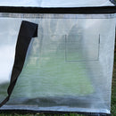 Bolsa de ropa plegable transparente con asas reforzadas y cremallera duradera, perfecta para almacenar ropa, edredones, mantas y ropa de cama