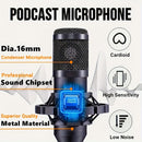 Paquete de Equipo para Podcast para 2, Interfaz de Audio V8s con Tarjeta de Sonido Todo en Uno y Micrófono Condensador BM800, Micrófono para Podcast, Perfecto para Grabación, Transmisión en Vivo
