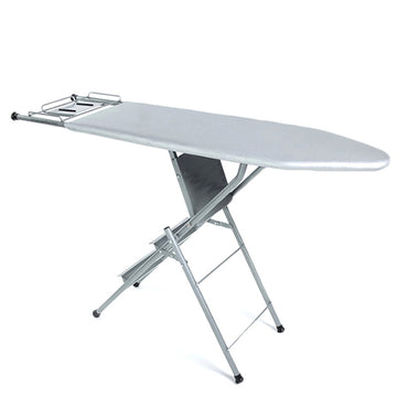 1 pieza de funda de tabla de planchar universal con forro de 4 mm, 55,12 x 19,69 pulgadas - Superficie reflectante gruesa para lavandería profesional y cuidado de ropa, accesorios para lavandería.