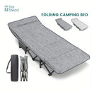 Cama Plegable Portátil para Acampar y Siestas en la Oficina - Cómoda, Estructura Metálica Duradera, No Necesita Electricidad, Ideal para la Playa y Uso al Aire Libre