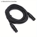 Cable de Audio XLR i-zclive, Cable XLR, Cable de Audio XLR Macho a Hembra para Micrófono, Cable de Micrófono XLR para Cable de Audio KTV, Cable de Micrófono XLR de 3 Pines, Cable de Altavoz XLR Balanceado Adecuado para Micrófonos, Preamplificadores, Sist
