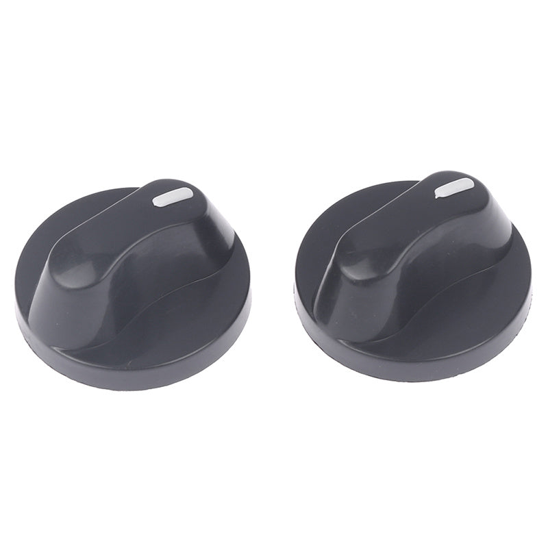 1 Par de Perillas de Encendido para Estufa de Gas - Reemplazo de Plástico de 8mm para Cocinas, Acabado Mate Negro, Perillas de Control de Quemador Duraderas y Fáciles de Instalar, Accesorios para Estufa de Gas | Perillas Modernas | Plástico Duradero
