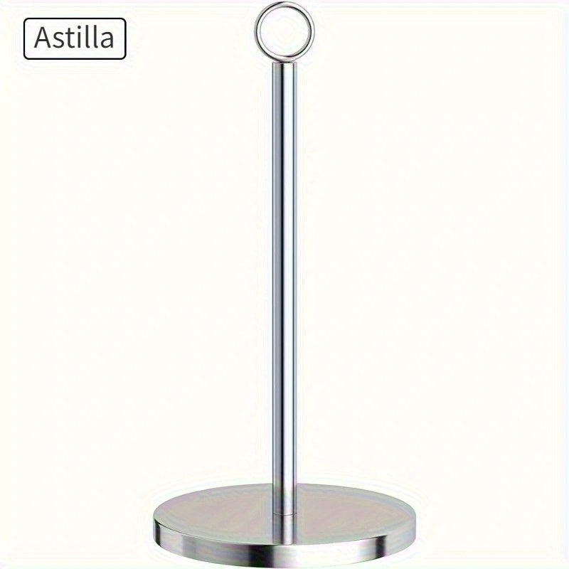 Soporte Moderno para Toallas de Papel de Acero Inoxidable - Antideslizante, Soporte de Encimera para Organización de Cocina y Baño