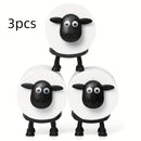Soporte de papel higiénico de oveja divertido para baño, 3D impreso, soporte de papel higiénico de oveja negra, 3 piezas/2 piezas/1 pieza, contenedor de almacenamiento de papel higiénico, contenedores de almacenamiento de papel higiénico.