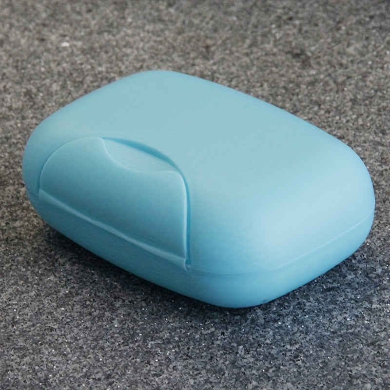 Jabonera de Viaje a Prueba de Fugas con Tapa - Impermeable, Porta Jabón de Plástico Portátil para Esenciales de Baño y Ducha