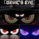 Conjunto de Luces Expresivas para Coche con Ojos del Diablo en LED, Lámparas Decorativas para Camiones y Autos con Conexión USB