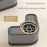 Cuatro almohadillas amortiguadoras para lavadoras, bases para lavadoras y secadoras, reducción de ruido, protección del suelo en la lavandería, antideslizantes y absorbentes de impactos, compatibles con todas las máquinas