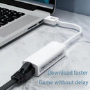Adaptador de red Ethernet USB 2.0 portátil con velocidad de 100 Mbit/s, función Plug-and-Play, no requiere controlador.