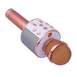 Micrófono Karaoke Bluetooth Parlantes Integrados para IOS y Android RF 858