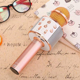 Micrófono Karaoke Bluetooth Parlantes Integrados para IOS y Android RF 858