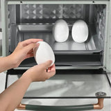 Hervidor de huevos para microondas de 1/4 taza - Cocina de huevos duros o blandos en 5 minutos, material PP duradero, no necesita batería, electrodoméstico de cocina fácil de usar para huevos, vaporización y hervido, dispositivo de cocción de huevos, ele