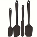 Juego de 4 espátulas de silicona resistentes al calor: U-Taste 600ºF de alta temperatura sin costuras, sin BPA, de grado alimenticio, flexibles, de goma, de silicona, para cocina, mezclas, horneado, raspador para utensilios de cocina antiadherentes, jueg