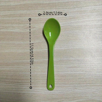 Cuchara De Plástico Versátil, Ideal Para Cena, Café, Postre Y Revolver Cócteles, Utensilio De Cocina Resistente