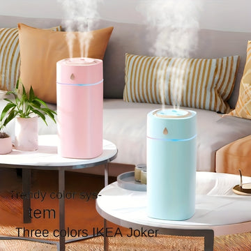Humidificador de tres rociadores, para uso doméstico, dormitorio, funcionamiento silencioso, ambientador de escritorio y coche con aromaterapia de aceites esenciales, regalo ideal para chicas
