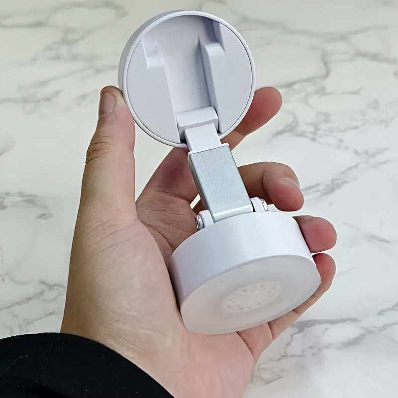 Soporte Magnético para Teléfono de Doble Uso en Casa y Coche, Soporte Plegable Portátil Multifunción con Ventosa al Vacío y Anillo Magnético para Hombres