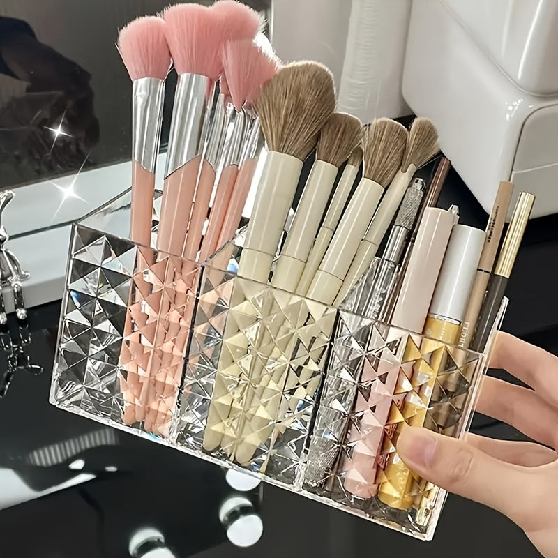 Organizador de Cosméticos Estiloso y de Gran Capacidad - Caja Multifuncional de Acrílico, Ideal para Tocadores, Gabinetes de Cocina y Escritorios - Regalo Perfecto para San Valentín, Navidad y Cumpleaños
