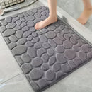 1 pieza de alfombrilla de ducha suave y cómoda, antideslizante, de 23,6 x 5,7 pulgadas, lavable en máquina, poliéster, absorbente, con respaldo de PVC antideslizante, ideal para la seguridad del baño, alfombrilla de seguridad del baño | Alfombrilla de te