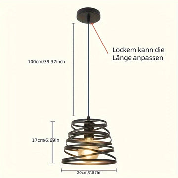 1 pieza de lámpara de techo ajustable moderna, base E26W27, montaje semi-inmerso de metal y hierro para pasillo, dormitorio, café, restaurante, bar - incluye hardware de instalación, sin bombilla, cableado duro, compatible con 110V-240V, luces de techo p