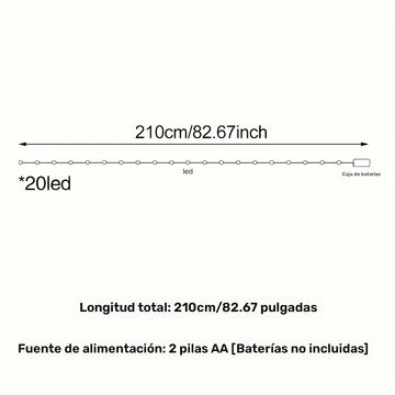 1 Paquete, Luces De Hadas Doradas, Románticas, Iluminación Elegante De Cuerdas Para Decoración Del Hogar, Mesa, Bodas Y Eventos Especiales, LED Blanco Cálido, Planta Artificial, (Baterías No Incluidas)