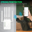Amplificador/Extensor de Wifi OEKE, admite hasta 25 dispositivos, brindando una cobertura más amplia que nunca. Reforza el señal Wifi en casa | Repetidor de Wifi para mejorar Internet.