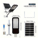 Farola Solar Sin Factura de Electricidad, Bombillas LED Ultrabrillantes, Luces Solares con Batería de Gran Capacidad Adecuadas para Iluminación de Jardines, Garajes, Patios y Caminos