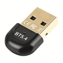 Adaptador inalámbrico 5.4, adaptador BT 5.4, adaptador USB inalámbrico, transceptor BT 5.4, adaptador inalámbrico RTL 5.4, compatible con sistemas Windows 8.1/10/11, plug and play sin necesidad de controladores, permite conexión simultánea de múltiples d