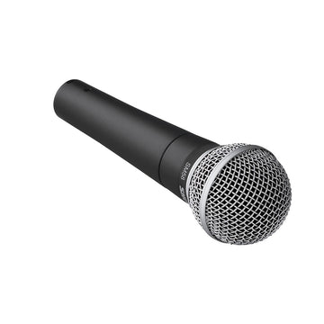 Micrófono de Mano SM58 para Grabación en Vivo, Escenario, Fiesta, Reunión, Discurso Escolar y Eclesiástico