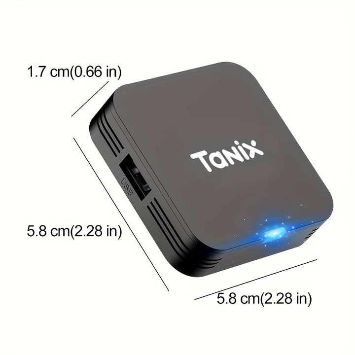 ¡Pequeño pero poderoso! Caja de TV Android 10.0 Allwinner H313 Quad-Core, 4K 60 FPS, para montar en pared o colocar detrás del televisor