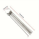 Kit de limpieza para cabezal de ducha de acero inoxidable: 10/30 pines de limpieza, fácil de limpiar y desatascar, ideal para uso en el hogar y al aire libre