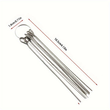Kit de limpieza para cabezal de ducha de acero inoxidable: 10/30 pines de limpieza, fácil de limpiar y desatascar, ideal para uso en el hogar y al aire libre