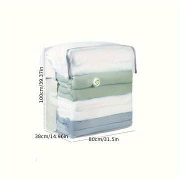 Bolsas de almacenamiento de vacío 3D extra grandes que ahorraban espacio del 80% - Organice y proteja sencillamente edredones, mantas, ropa de cama y más. Ideal regalo de Acción de Gracias, Navidad, Halloween para seres queridos, almacenamiento de edredo