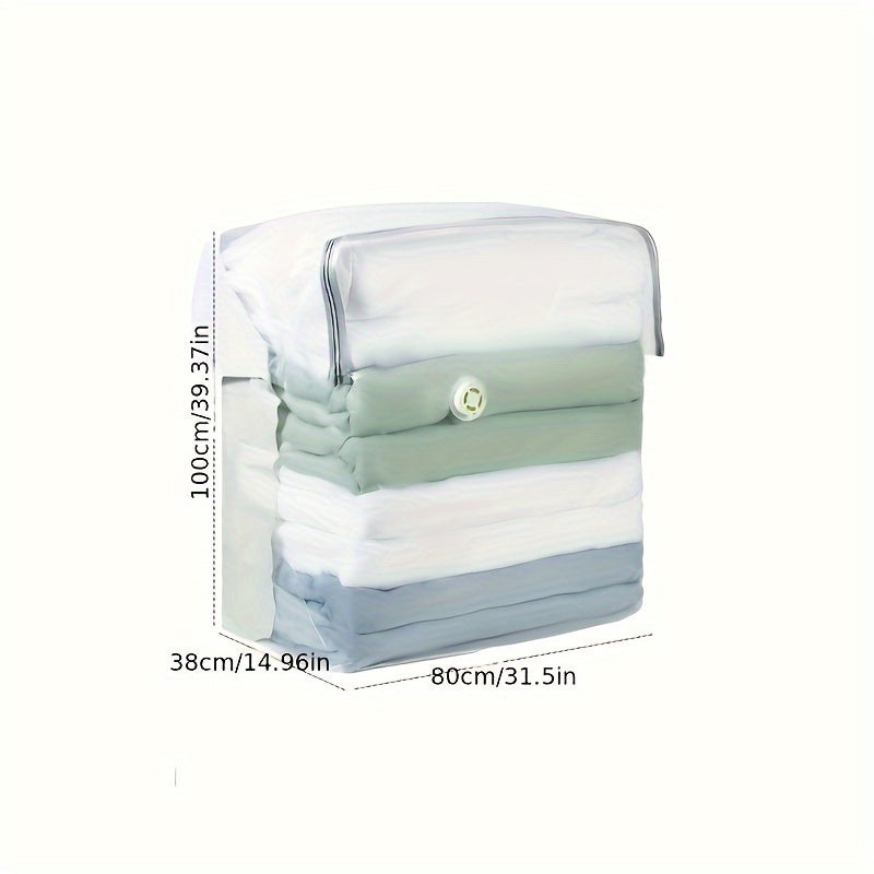 Bolsas de almacenamiento de vacío 3D extra grandes que ahorraban espacio del 80% - Organice y proteja sencillamente edredones, mantas, ropa de cama y más. Ideal regalo de Acción de Gracias, Navidad, Halloween para seres queridos, almacenamiento de edredo