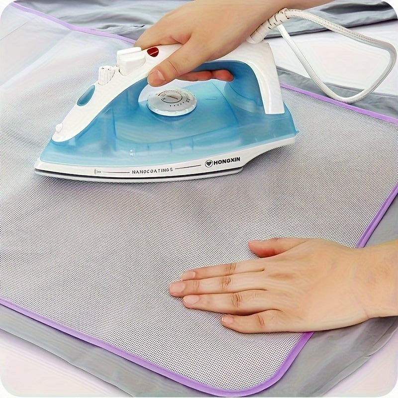 Funda para tabla de planchar resistente al calor, 1 unidad - Material ABS duradero, superficie antideslizante con mango ergonómico para planchar seguro y fácil, compatible con la mayoría de planchas, funda para tabla de planchar resistente al calor, cuid