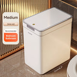 Cubo de Basura Joybos de Gran Capacidad con Tapa - Presión y Sellado, Bloqueo de Olores, Montaje en Pared o Independiente para Cocina y Baño, Esenciales para el Hogar, Suministros de Limpieza