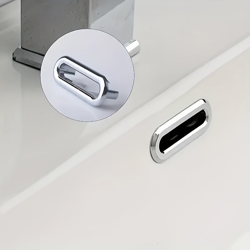 Juego de 4 tapones para desagüe de lavabo, cubreorificios de plástico para baño y cocina, con filtro, reemplazables, sin necesidad de electricidad