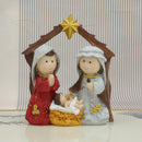 Escena de Navidad en Resina, Decoración para Mesa Navideña, Regalo Religioso para Familia y Amigos en Acción de Gracias, Día de la Madre, Día del Padre y Navidad