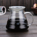 Cafetera de vidrio con capacidad de 360ml/600ml, ideal para uso en cafeterías y hogares.