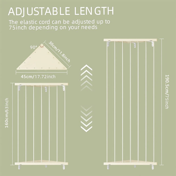 Estantería triangular para almacenar peluches, estante colgante de madera con patrones de luna y estrellas para guarderías, organizador de juguetes de peluche, hamaca regalo